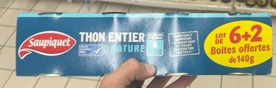 Thon entier nature front packaging