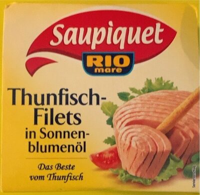 Thunfisch-Filets in Sonnenblumenöl front packaging
