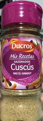 Sazonador cuscús ras el hanout front packaging