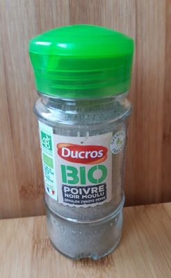Ducros - Poivre noir moulu BIO