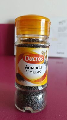 Semillas de amapola front packaging