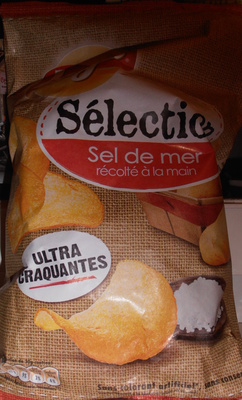 Chips sélection au sel de mer chips de pomme de terre au goût nature