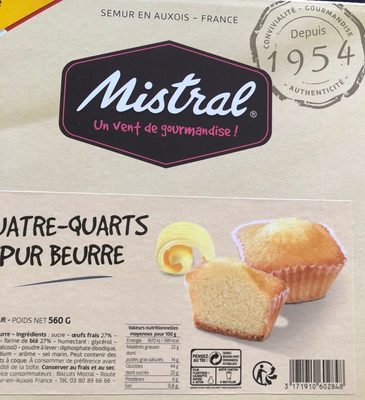 Quatre-Quarts Pur Beurre