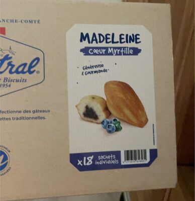 Madeleine coeur myrtille