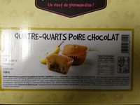 Quatre-Quarts Poire Chocolat