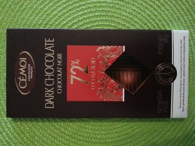 Dark Chocolate 72% front packaging