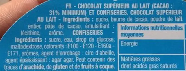 Jacquot, Poule au chocolat au lait garnie d'oeufs a la liqueur , le sachet de ingredients label