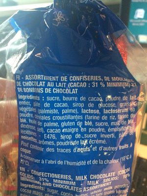 Jacquot Sachet Variete ingredients label