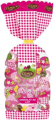 Assortiment vichy chocolat lait CEMOI sous aluminium