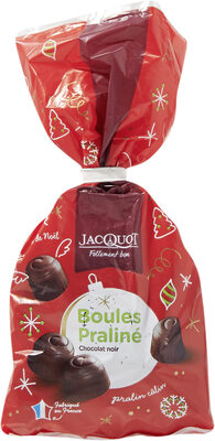 Boules Praliné Chocolat Noir Jacquot front packaging