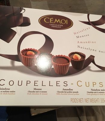 Cemoi Taças De Chocolate Sabores Diversos