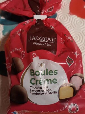 Boules Crème, chocolat noir