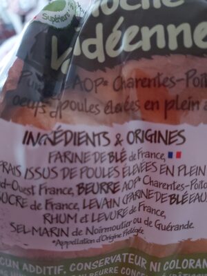 Brioche Vendéenne Pur Beurre front packaging
