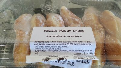 Bugnes au citron