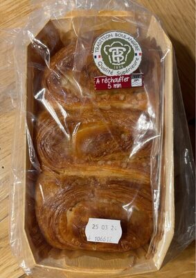 Brioche feuilletée sucre grain front packaging