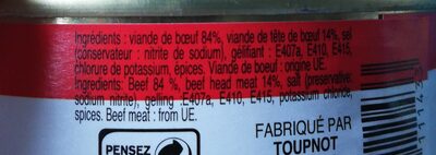 Api punu pua' atoro ingredients label