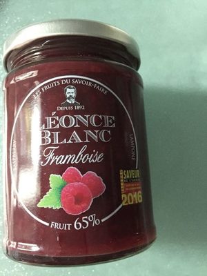 Préparation aux fruits framboise, 330g front packaging