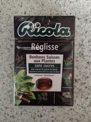 Bonbons suisse au réglisse