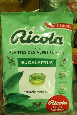 Ricola aux plantes des Alpes suisses