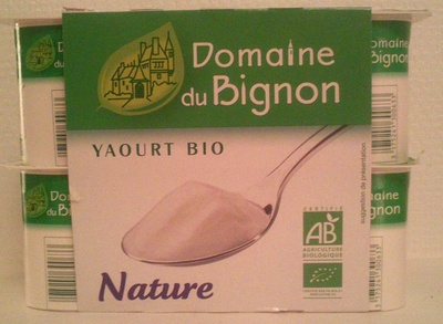 Yaourt Bio Nature front packaging