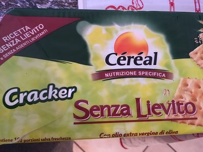 Cracker senza lievito
