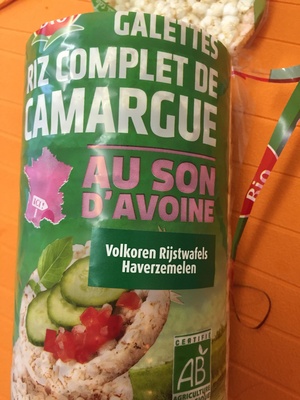 Galette de riz complet de Camargue au son d'avoine