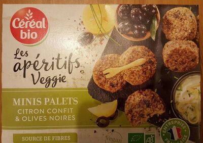 Minis palets citron confit & olives noires