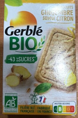 Biscuit gingembre citron