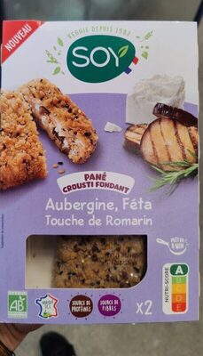 Pané Crousti Fondant Aubergine feta touche de romarin