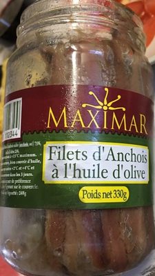 Filet d'anchois à l'huile d'olive