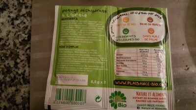 Potage instantané  à l'ortie