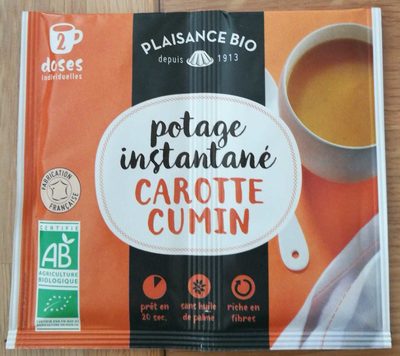 Potage Instantané Carotte Cumin