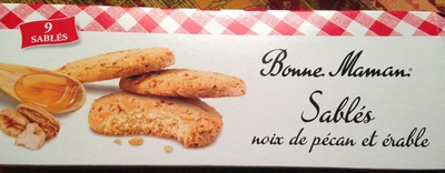 Sablés noix de pécan et érable