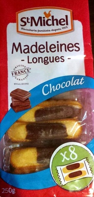 Madeleines Longues au Chocolat front packaging