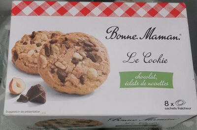 Bonne Maman - Chocolate Cookies Hazelnuts, 225g (8oz) front packaging