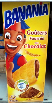 Goûters fourrés au chocolat