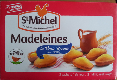 Madeleines la vraie recette aux œufs de poules élevées en plein air