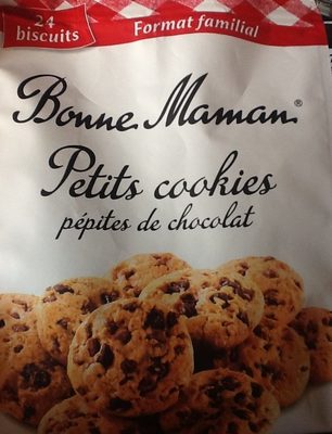 Petits cookies front packaging