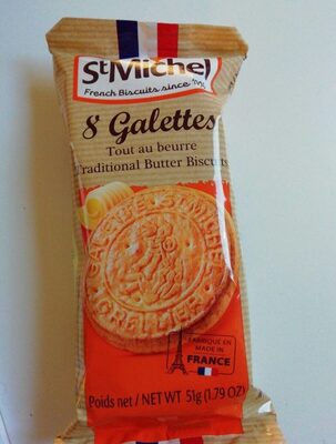 Traditional butter biscuits front packaging