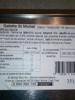 Galette st Michel
