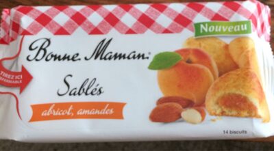 Sablés à l'abricot et aux amandes