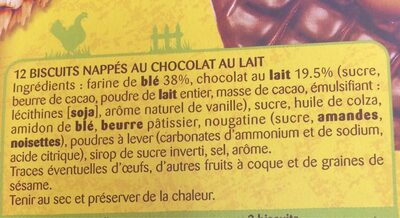 Doonuts st michel ingredients label