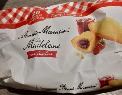 Madelaine Bonne Maman coeur framboise front packaging