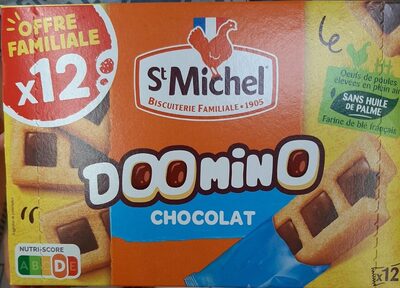 Doomino - Gâteau avec nappage au chocolat en poudre