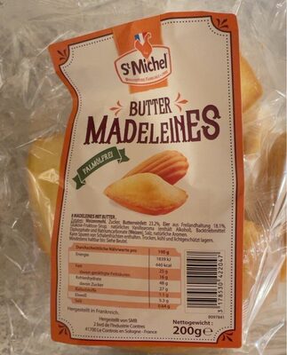 Butter Madeleines