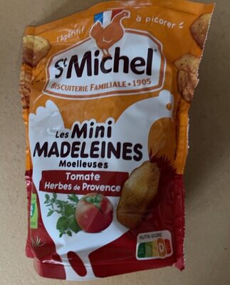 Les mini madeleines moelleuses tomate herbes de Provence