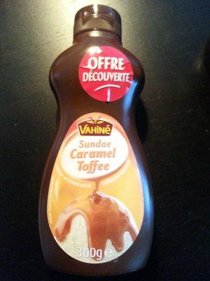 Sundae caramel front packaging