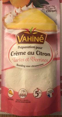 Créme au citron front packaging