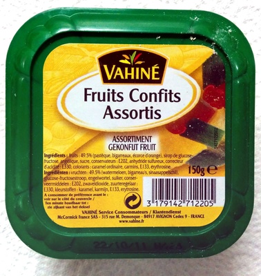Fruits Confits Assortis front packaging