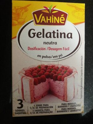 Gelatina neutra polvo
